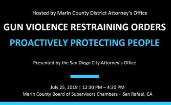 Gun Violence Restraining Order Training Invitation Gun Violence Restraining Order Training